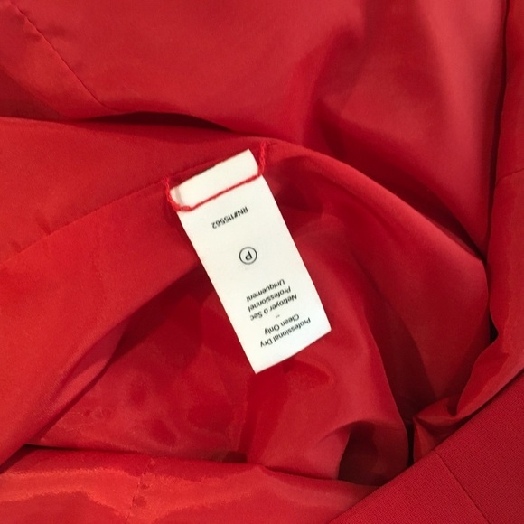 Cinq à Sept Red Ruffle Mini Dress - Picture 6 of 8